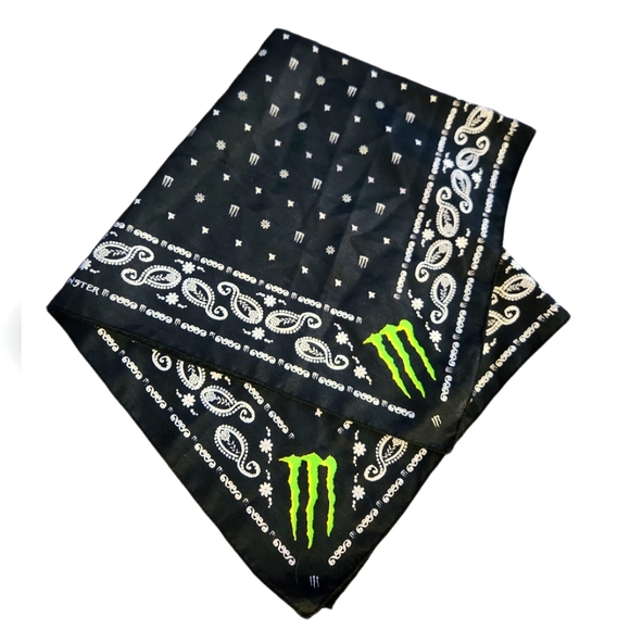 Monster Accessories Monster Energy Drink Bandana Logo Merchandise